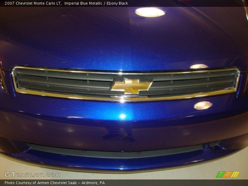 Imperial Blue Metallic / Ebony Black 2007 Chevrolet Monte Carlo LT