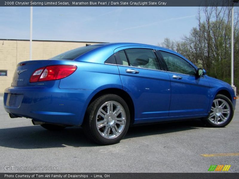Marathon Blue Pearl / Dark Slate Gray/Light Slate Gray 2008 Chrysler Sebring Limited Sedan