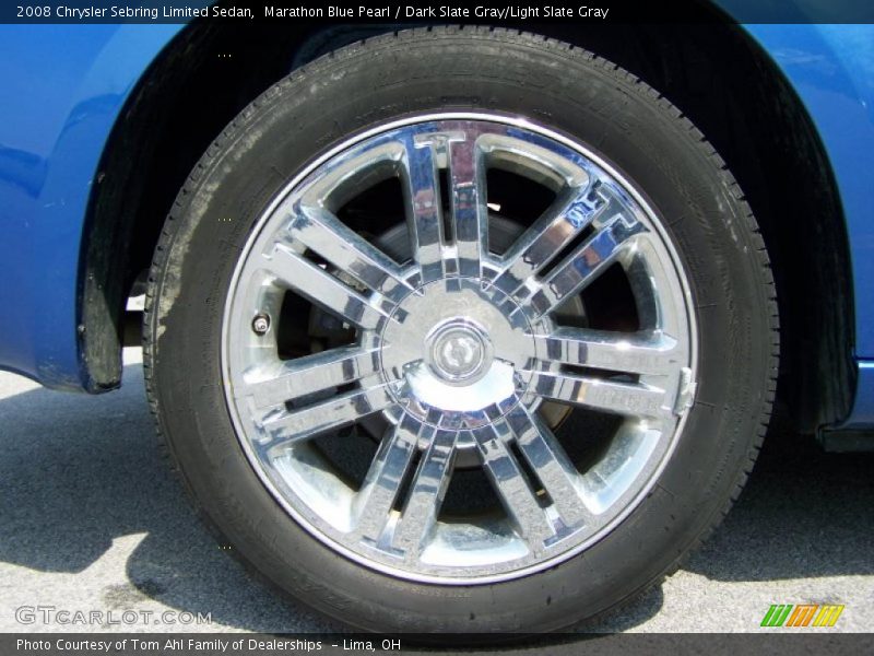 Marathon Blue Pearl / Dark Slate Gray/Light Slate Gray 2008 Chrysler Sebring Limited Sedan