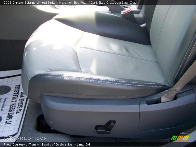 Marathon Blue Pearl / Dark Slate Gray/Light Slate Gray 2008 Chrysler Sebring Limited Sedan