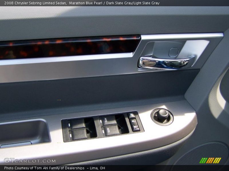 Marathon Blue Pearl / Dark Slate Gray/Light Slate Gray 2008 Chrysler Sebring Limited Sedan