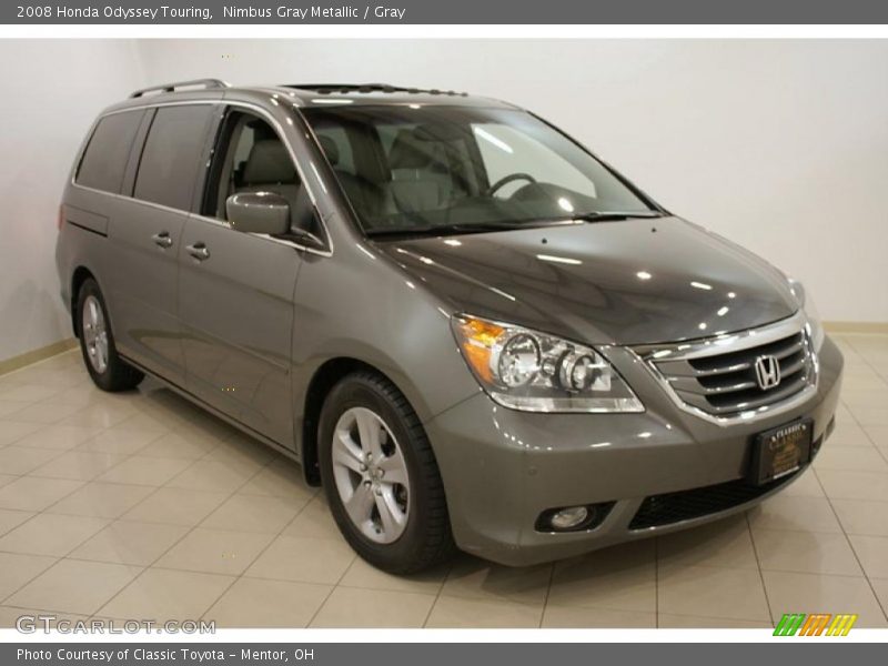 Nimbus Gray Metallic / Gray 2008 Honda Odyssey Touring