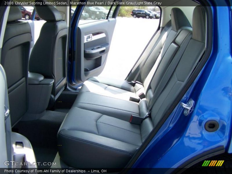 Marathon Blue Pearl / Dark Slate Gray/Light Slate Gray 2008 Chrysler Sebring Limited Sedan