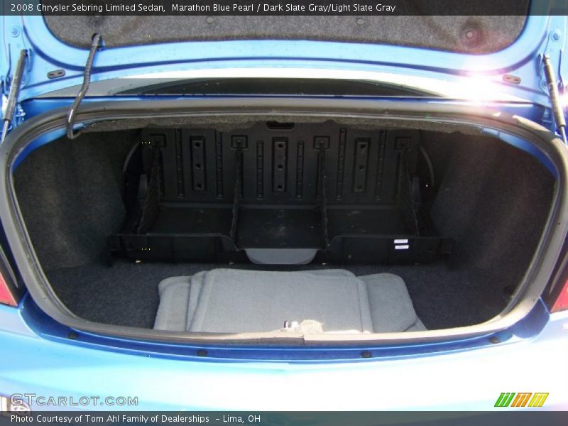 Marathon Blue Pearl / Dark Slate Gray/Light Slate Gray 2008 Chrysler Sebring Limited Sedan