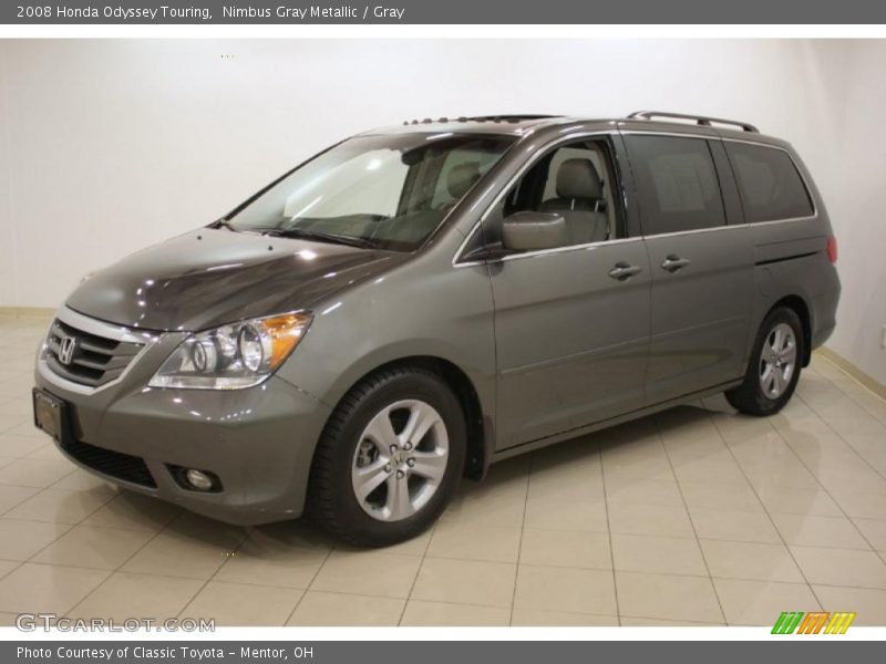 Nimbus Gray Metallic / Gray 2008 Honda Odyssey Touring
