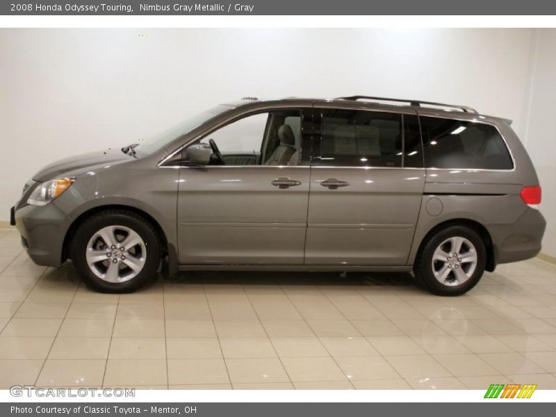 Nimbus Gray Metallic / Gray 2008 Honda Odyssey Touring