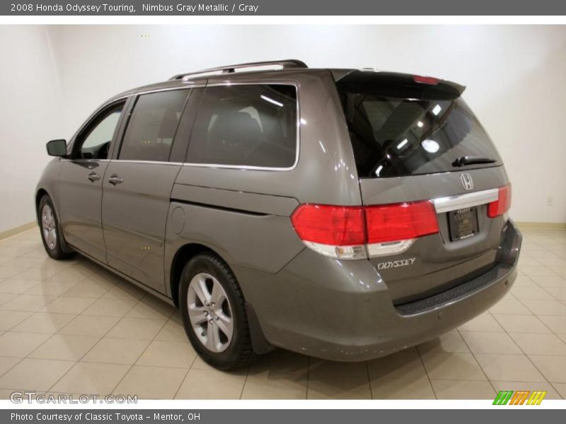 Nimbus Gray Metallic / Gray 2008 Honda Odyssey Touring