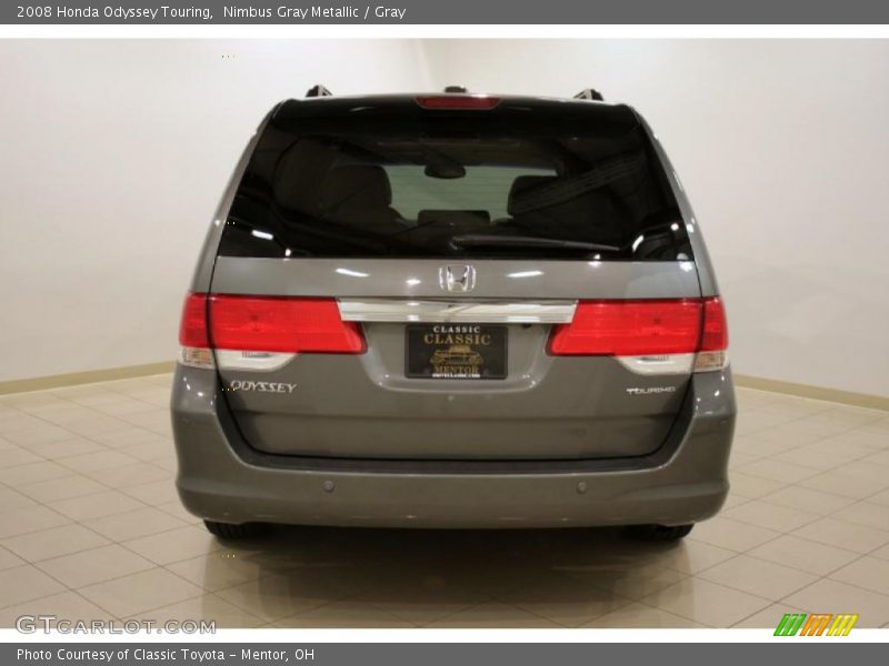 Nimbus Gray Metallic / Gray 2008 Honda Odyssey Touring