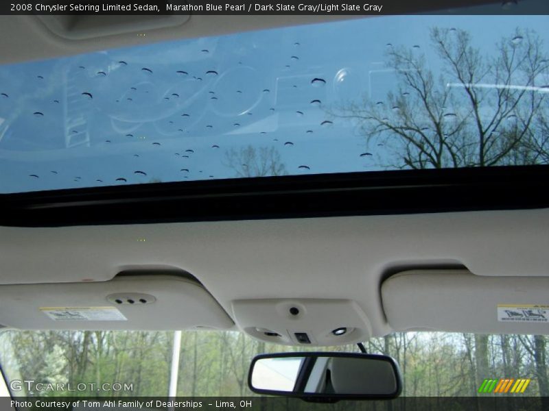 Marathon Blue Pearl / Dark Slate Gray/Light Slate Gray 2008 Chrysler Sebring Limited Sedan