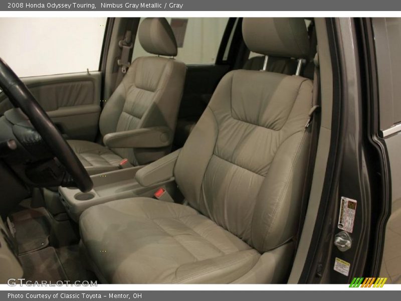 Nimbus Gray Metallic / Gray 2008 Honda Odyssey Touring