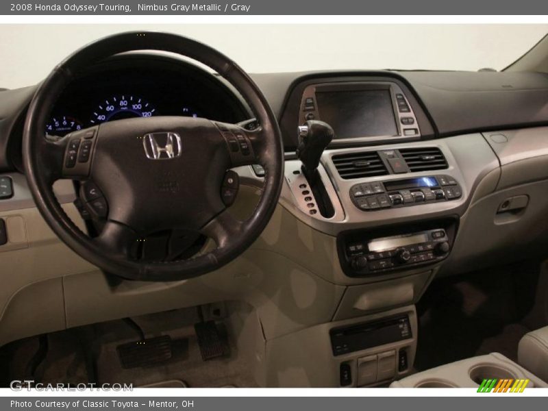 Nimbus Gray Metallic / Gray 2008 Honda Odyssey Touring