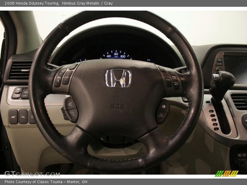 Nimbus Gray Metallic / Gray 2008 Honda Odyssey Touring