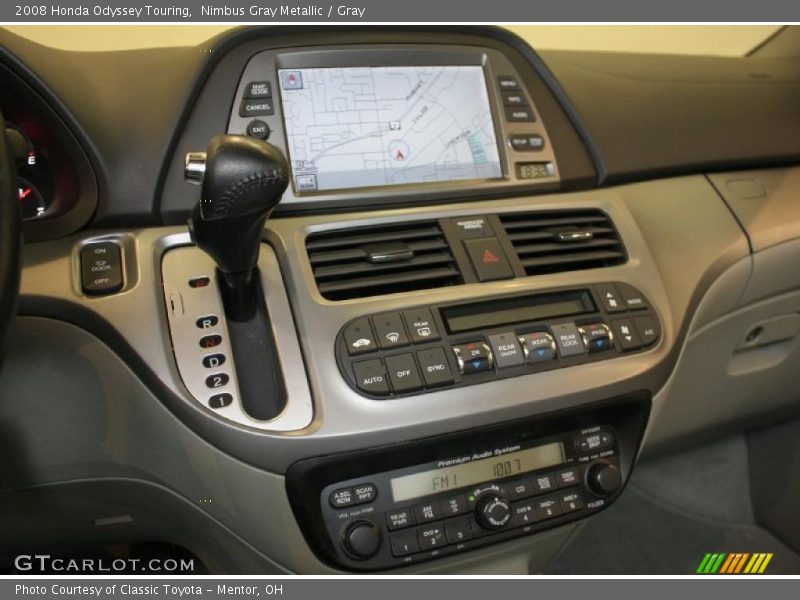 Nimbus Gray Metallic / Gray 2008 Honda Odyssey Touring