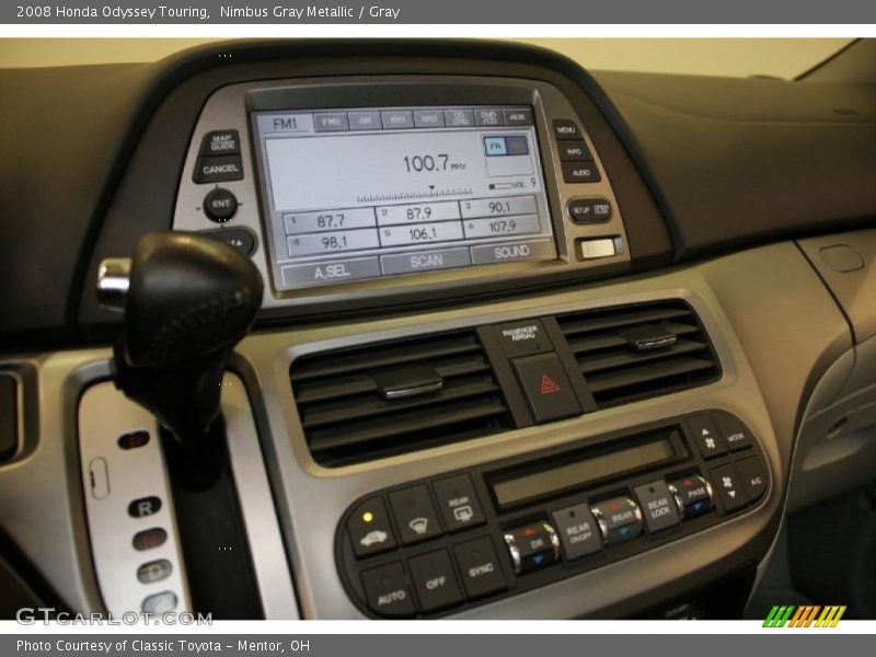 Nimbus Gray Metallic / Gray 2008 Honda Odyssey Touring