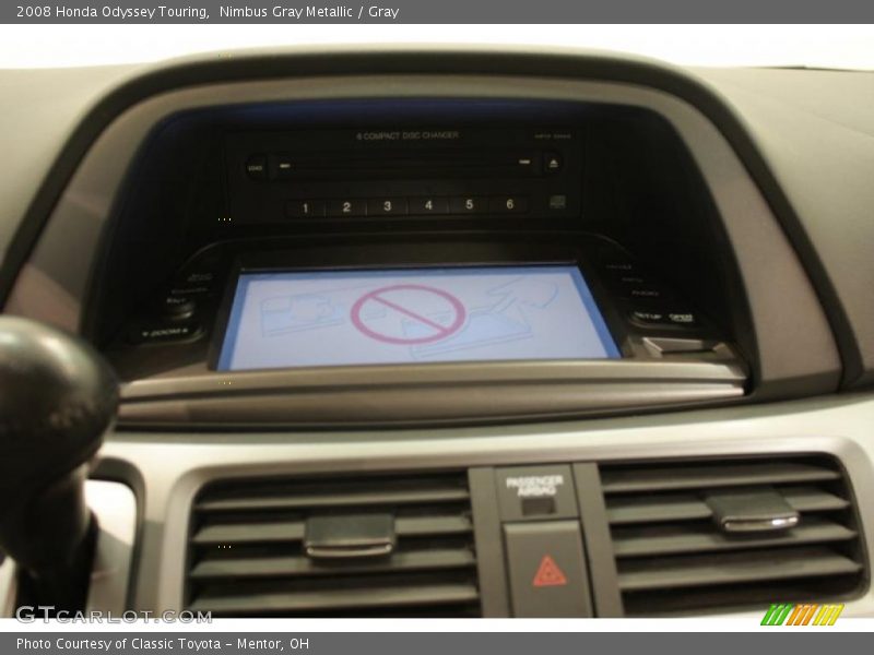 Nimbus Gray Metallic / Gray 2008 Honda Odyssey Touring
