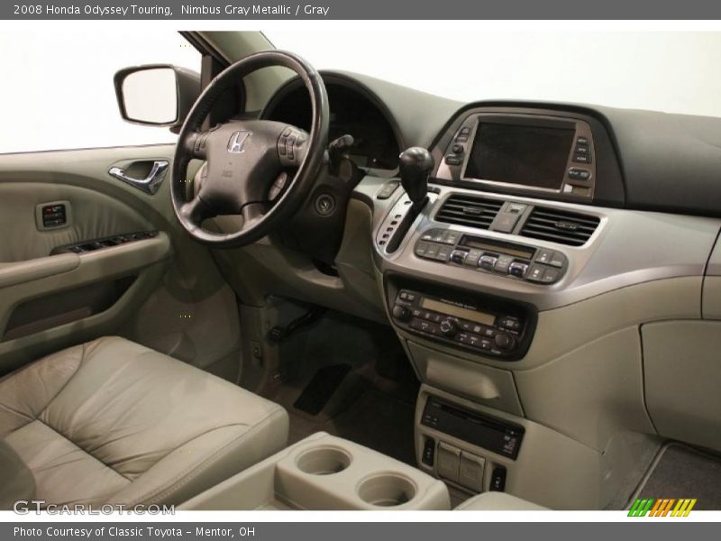 Nimbus Gray Metallic / Gray 2008 Honda Odyssey Touring