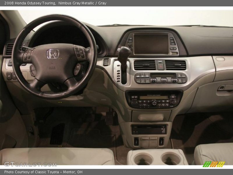 Nimbus Gray Metallic / Gray 2008 Honda Odyssey Touring