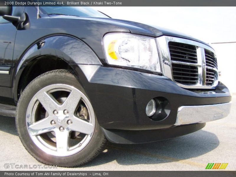 Brilliant Black / Khaki Two-Tone 2008 Dodge Durango Limited 4x4