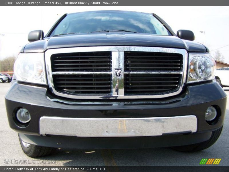 Brilliant Black / Khaki Two-Tone 2008 Dodge Durango Limited 4x4