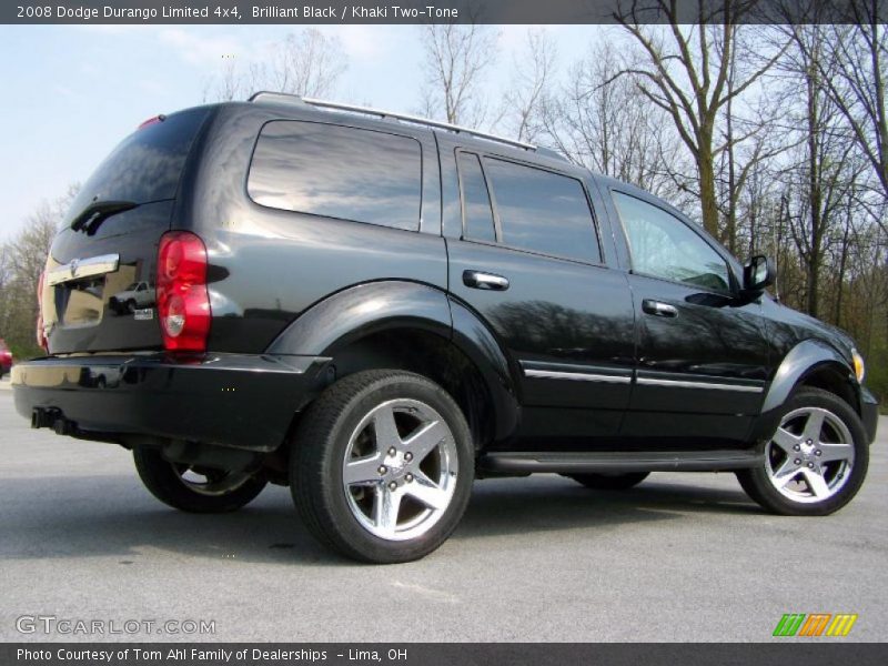 Brilliant Black / Khaki Two-Tone 2008 Dodge Durango Limited 4x4