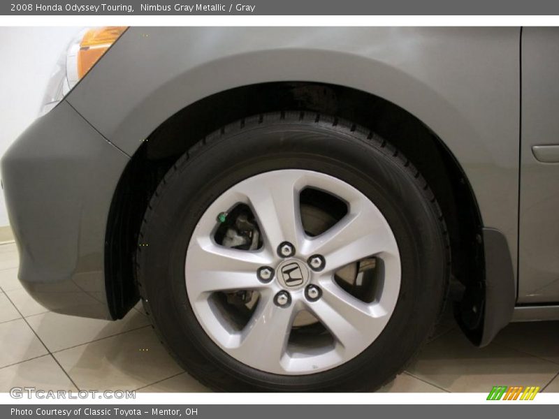 Nimbus Gray Metallic / Gray 2008 Honda Odyssey Touring
