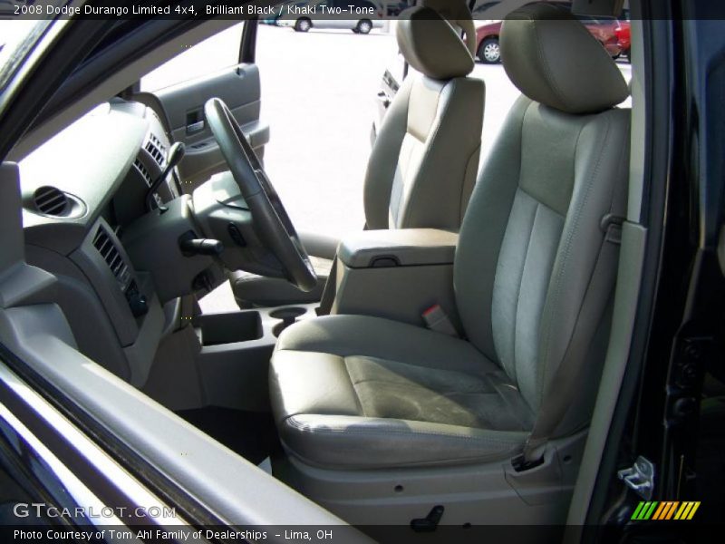 Brilliant Black / Khaki Two-Tone 2008 Dodge Durango Limited 4x4