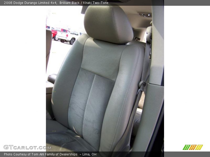 Brilliant Black / Khaki Two-Tone 2008 Dodge Durango Limited 4x4