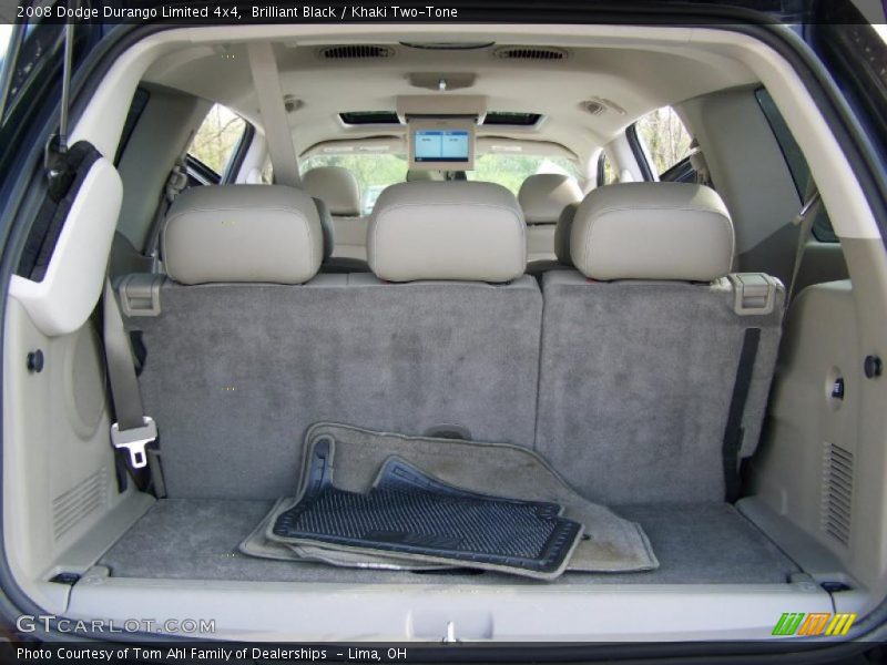 Brilliant Black / Khaki Two-Tone 2008 Dodge Durango Limited 4x4