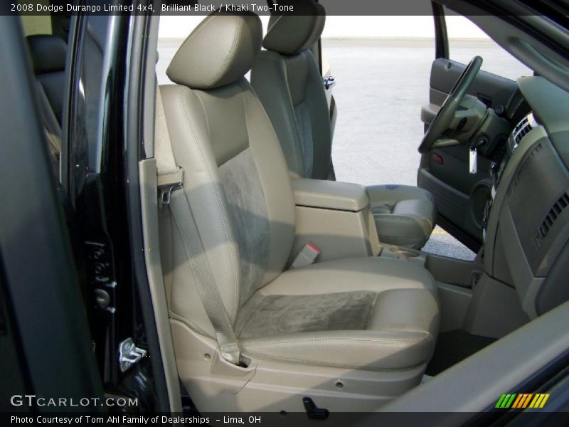 Brilliant Black / Khaki Two-Tone 2008 Dodge Durango Limited 4x4