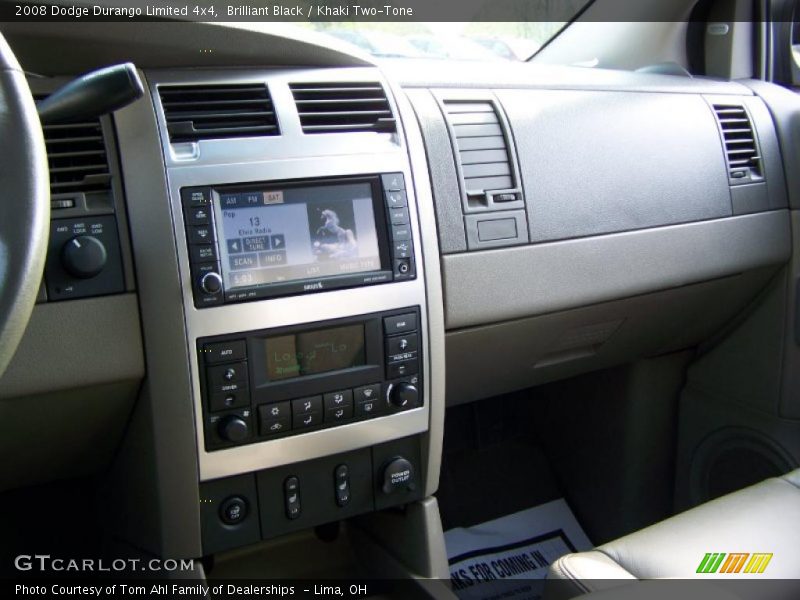 Brilliant Black / Khaki Two-Tone 2008 Dodge Durango Limited 4x4