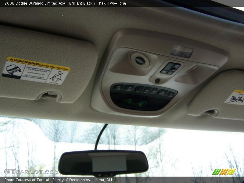 Brilliant Black / Khaki Two-Tone 2008 Dodge Durango Limited 4x4