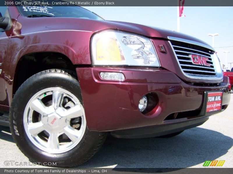 Cranberry Red Metallic / Ebony Black 2006 GMC Envoy SLT 4x4