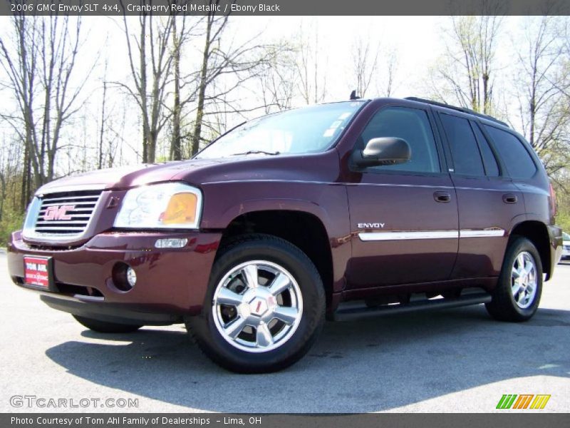 Cranberry Red Metallic / Ebony Black 2006 GMC Envoy SLT 4x4