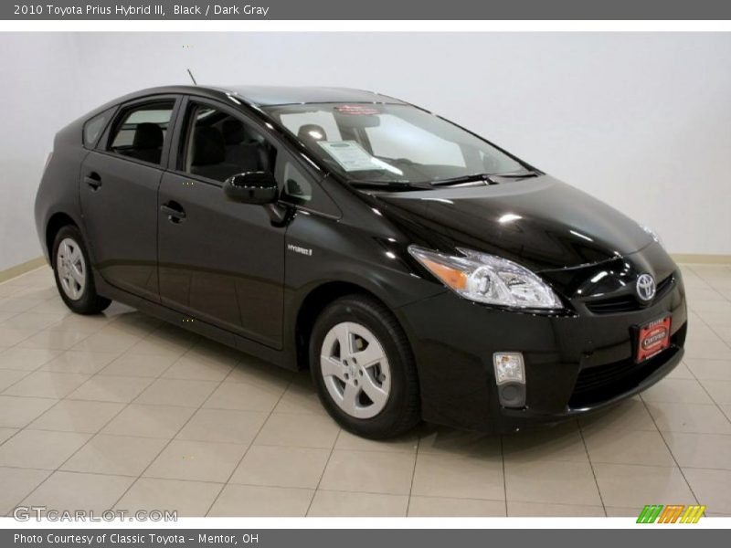 Black / Dark Gray 2010 Toyota Prius Hybrid III