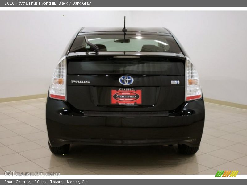 Black / Dark Gray 2010 Toyota Prius Hybrid III