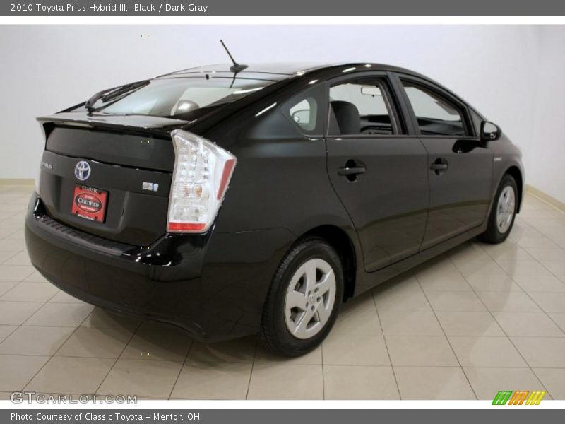 Black / Dark Gray 2010 Toyota Prius Hybrid III