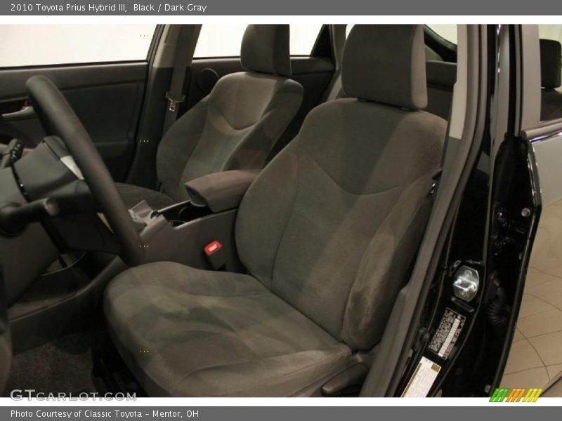 Black / Dark Gray 2010 Toyota Prius Hybrid III