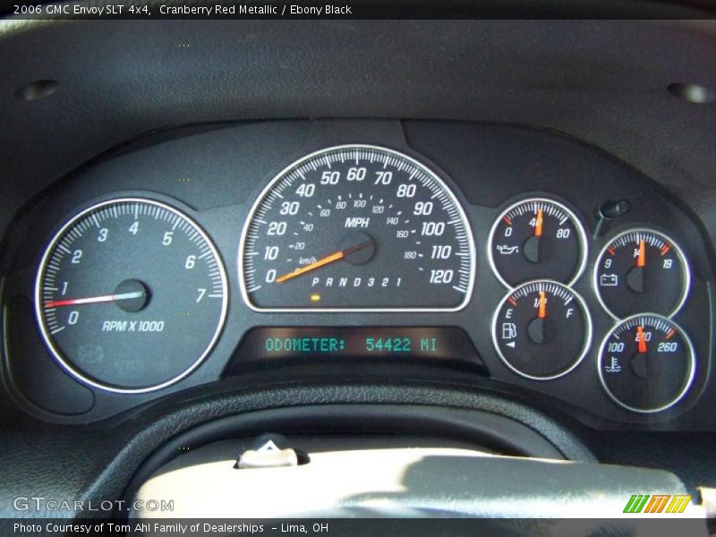 Cranberry Red Metallic / Ebony Black 2006 GMC Envoy SLT 4x4