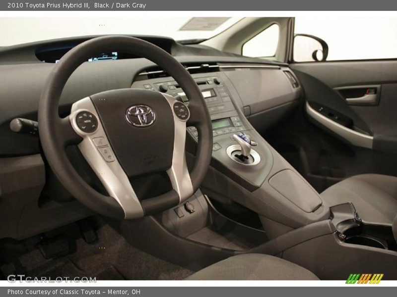 Black / Dark Gray 2010 Toyota Prius Hybrid III