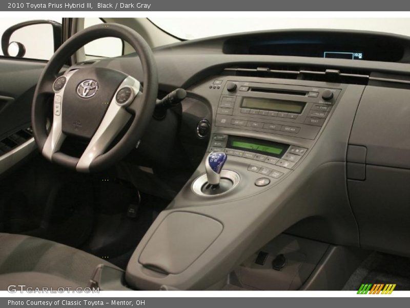 Black / Dark Gray 2010 Toyota Prius Hybrid III