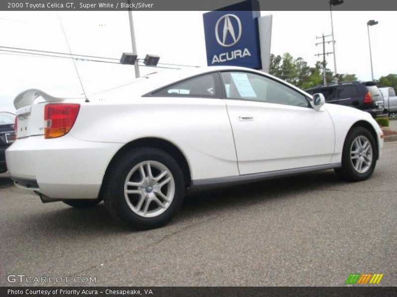 Super White / Black/Silver 2000 Toyota Celica GT