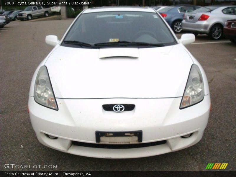 Super White / Black/Silver 2000 Toyota Celica GT