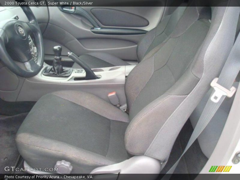 Super White / Black/Silver 2000 Toyota Celica GT
