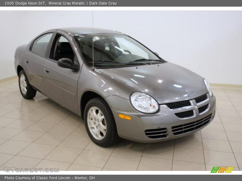 Mineral Gray Metallic / Dark Slate Gray 2005 Dodge Neon SXT
