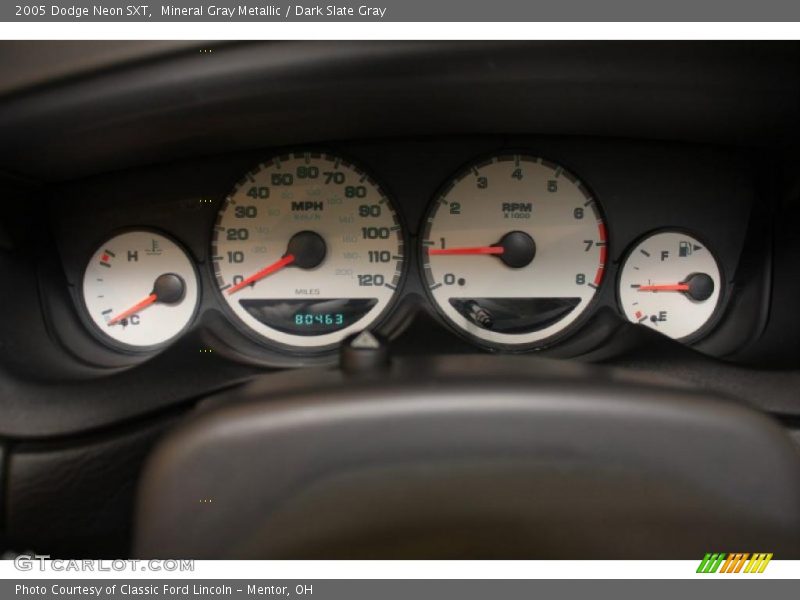 Mineral Gray Metallic / Dark Slate Gray 2005 Dodge Neon SXT