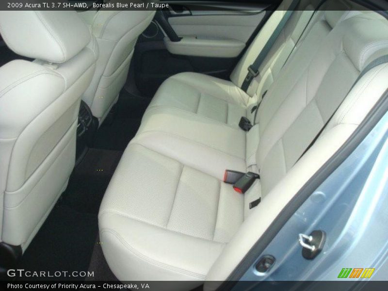 Borealis Blue Pearl / Taupe 2009 Acura TL 3.7 SH-AWD