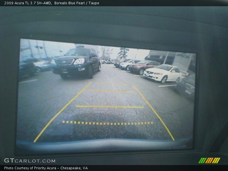 Borealis Blue Pearl / Taupe 2009 Acura TL 3.7 SH-AWD