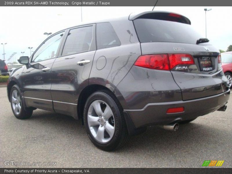 Grigio Metallic / Taupe 2009 Acura RDX SH-AWD Technology