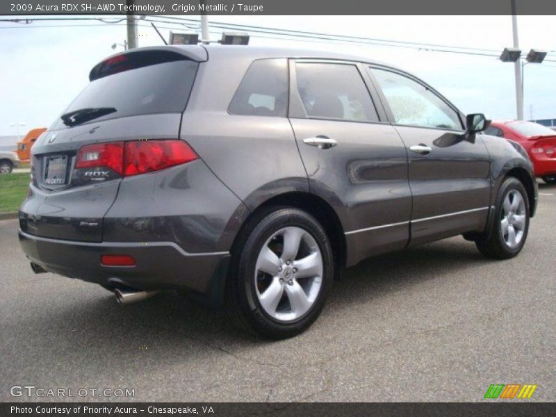 Grigio Metallic / Taupe 2009 Acura RDX SH-AWD Technology