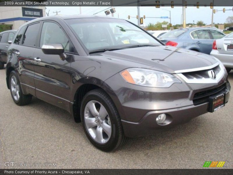Grigio Metallic / Taupe 2009 Acura RDX SH-AWD Technology